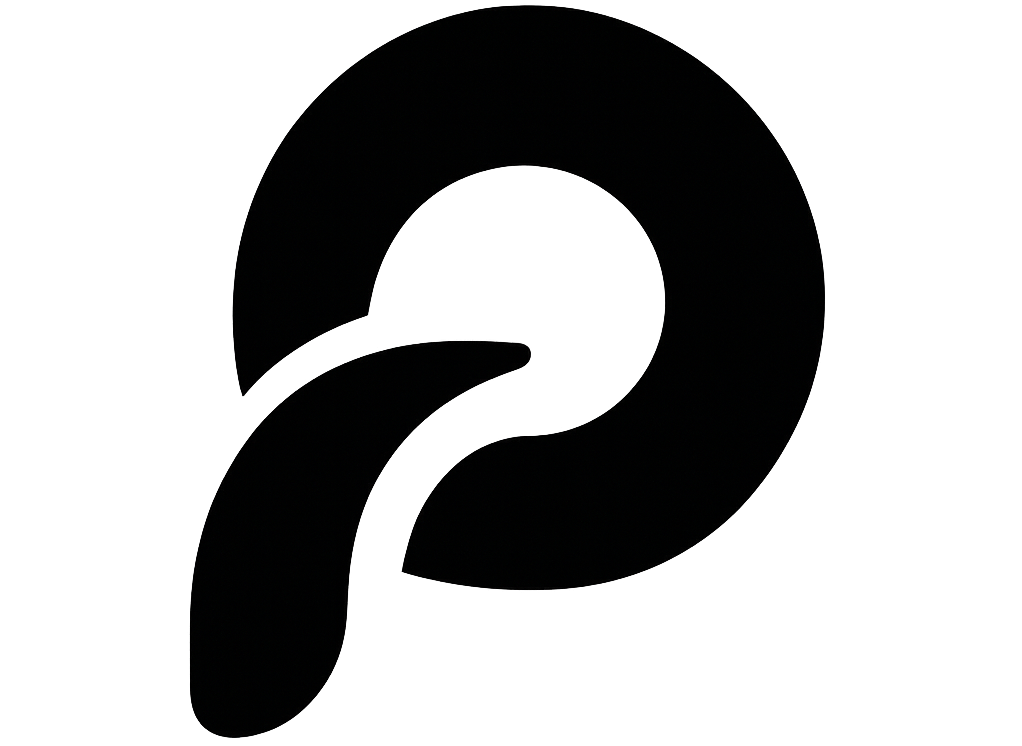 ploutic black logo